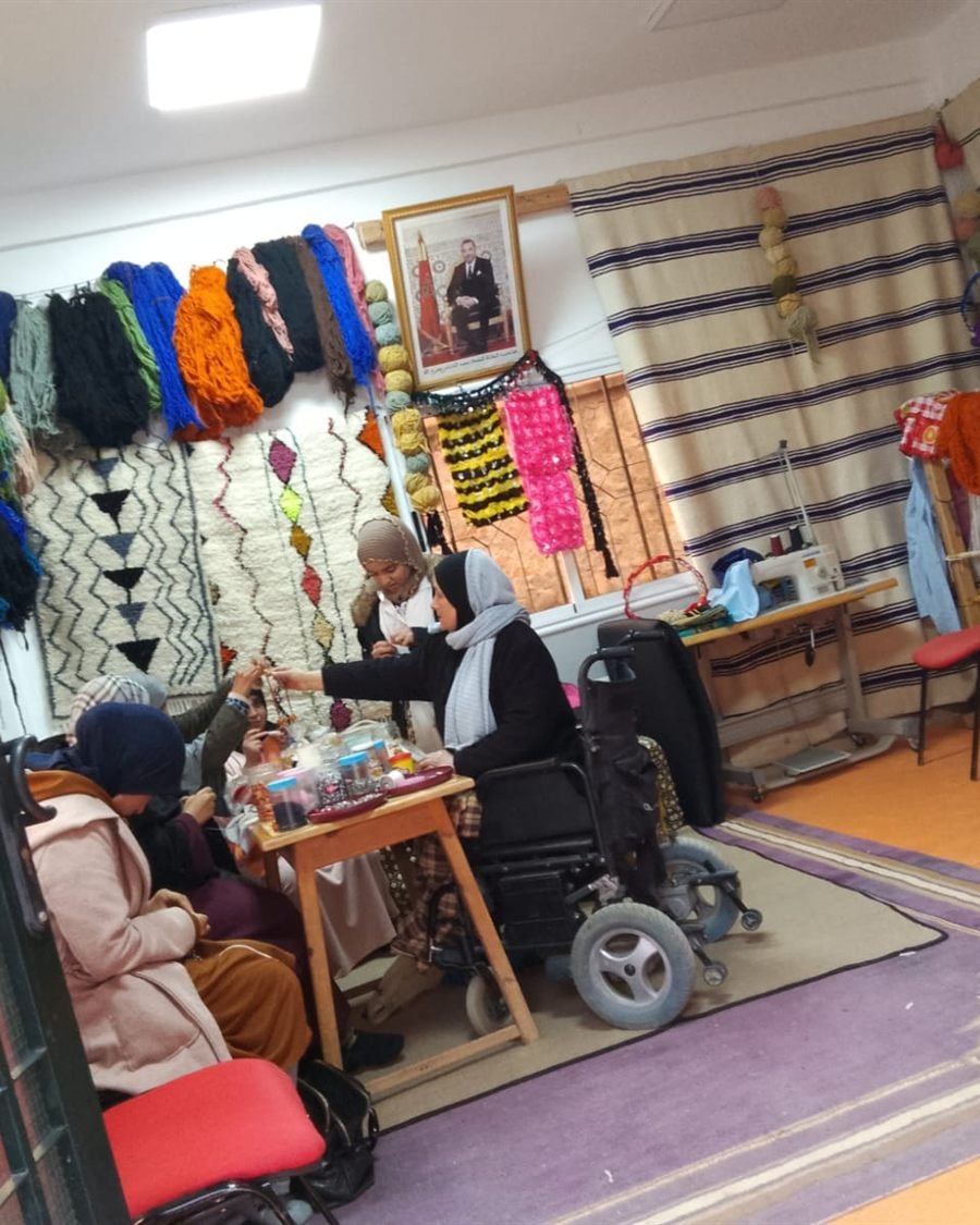 Atelier de tissage et artisanat